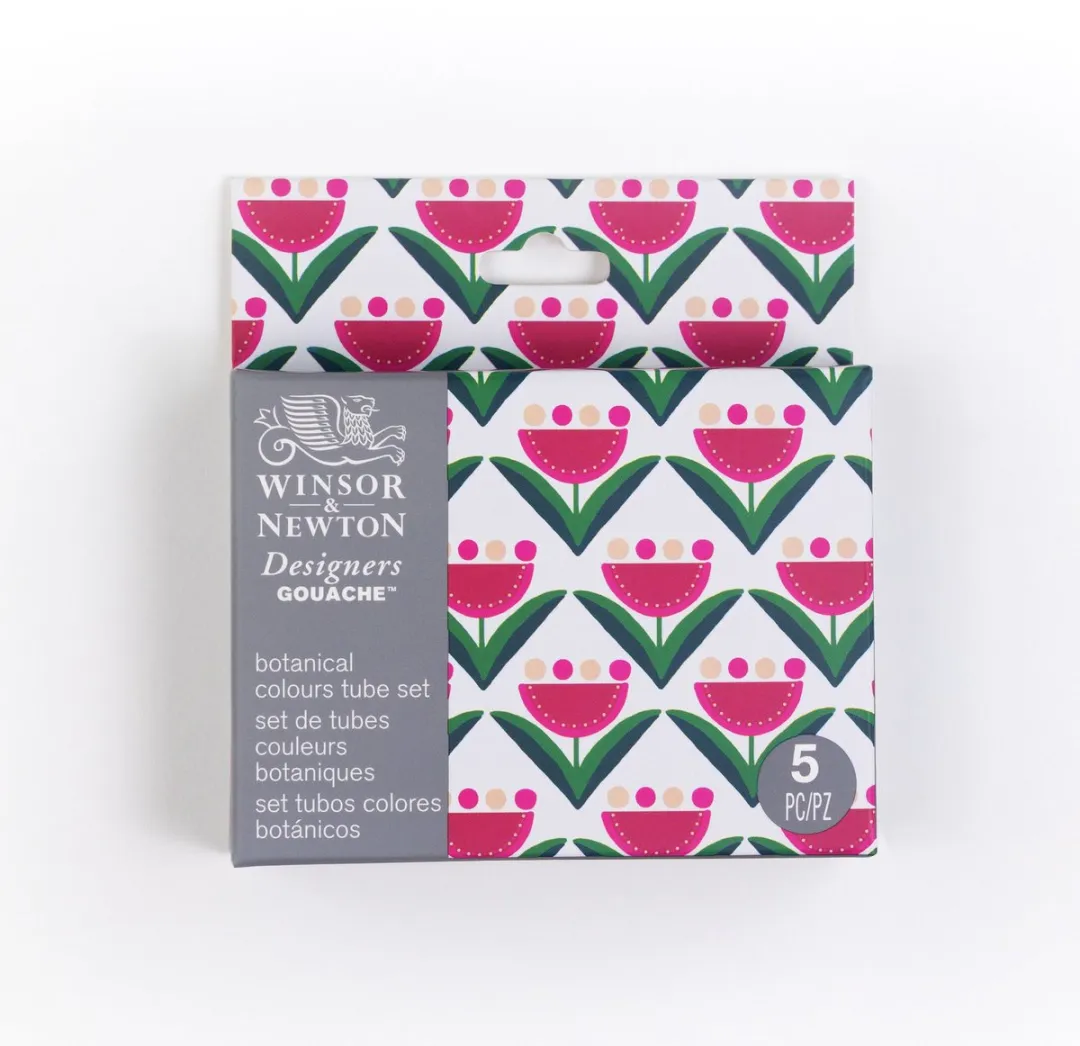 Winsor & Newton Designer Gouache Botanical Set 5x14ml - 70ml