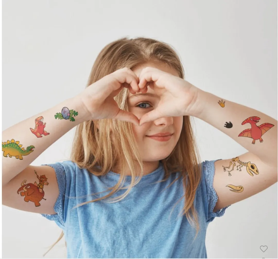 Dodo Toys Dino Tattoos - 50 Stuks