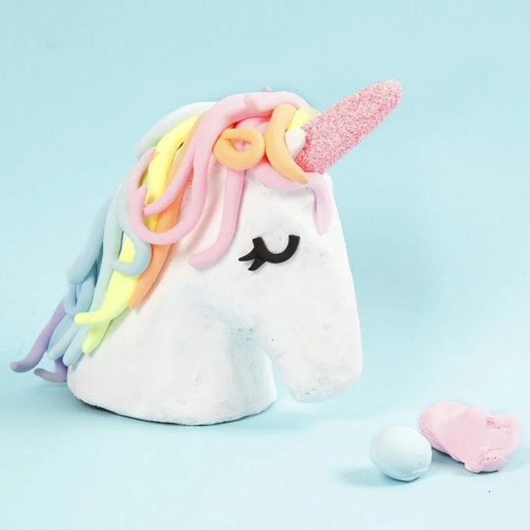 Creativ Company Papier Maché Trofee Eenhoorn - Multicolor