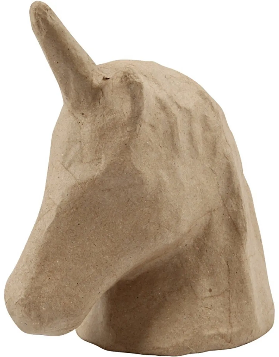 Creativ Company Papier Maché Trofee Eenhoorn