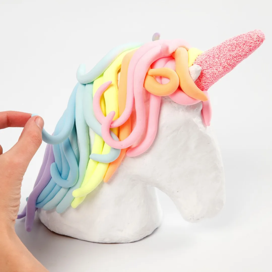 Creativ Company Papier Maché Trofee Eenhoorn - Multicolor