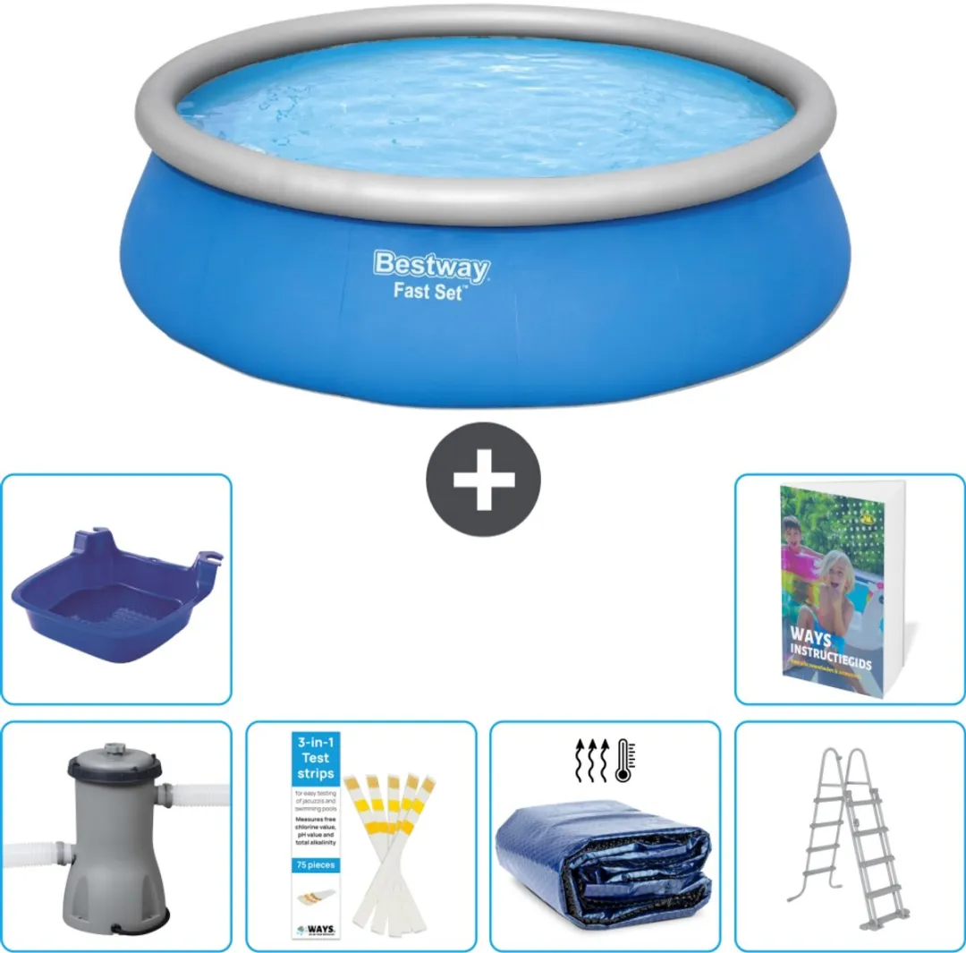 Bestway Fast Set Rond Zwembad 457x122cm