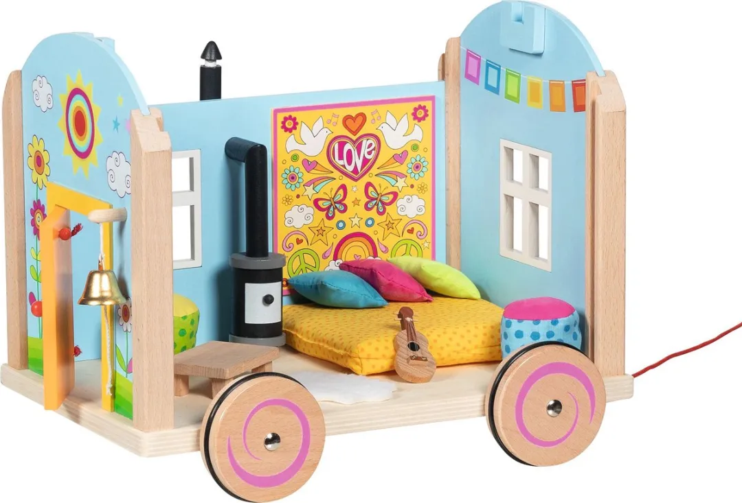 Goki Caravan Spirit Poppenhuis - Multicolor
