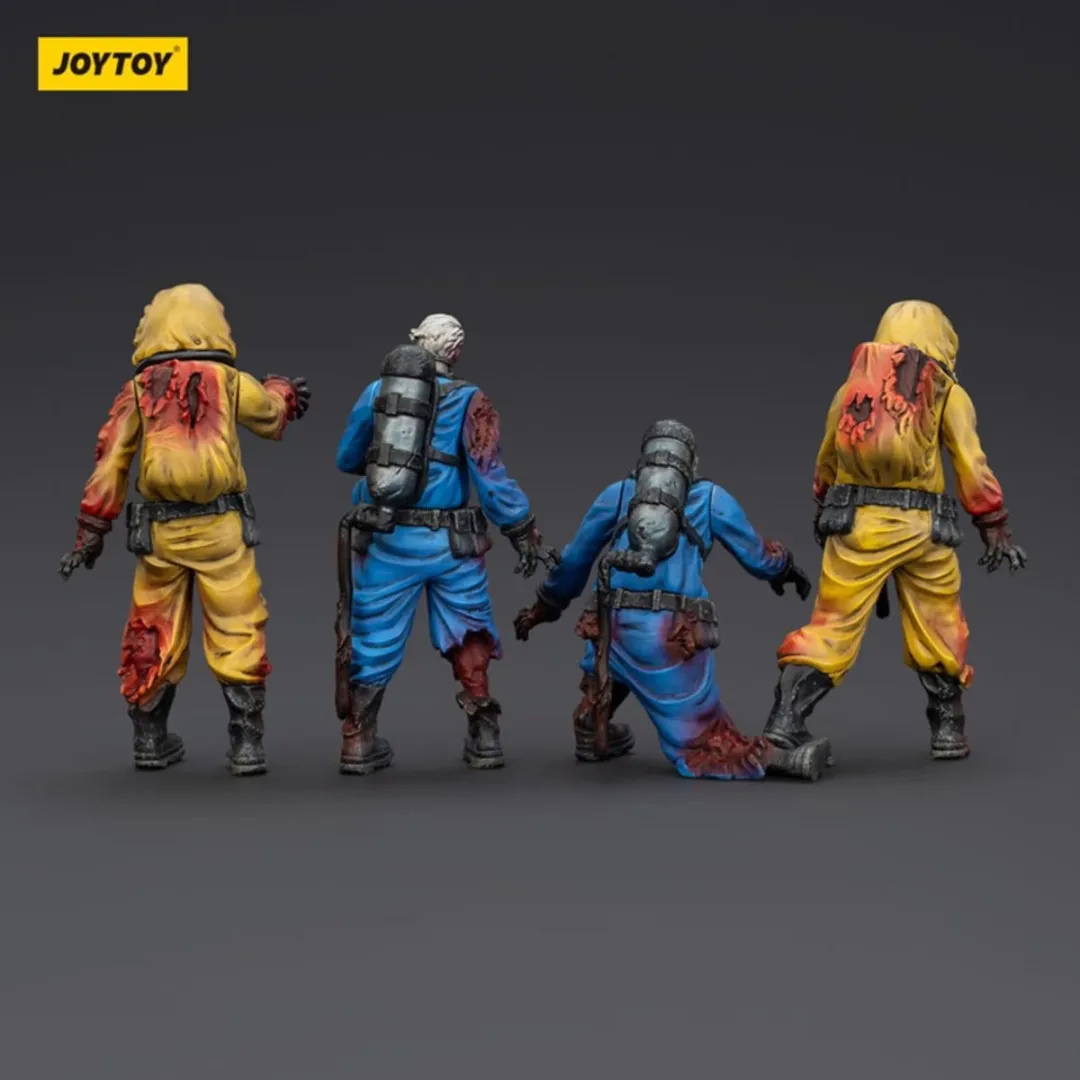 Joy Toy Zombie Dark Source Action Figuur 4-Pack JT01550 - Multi