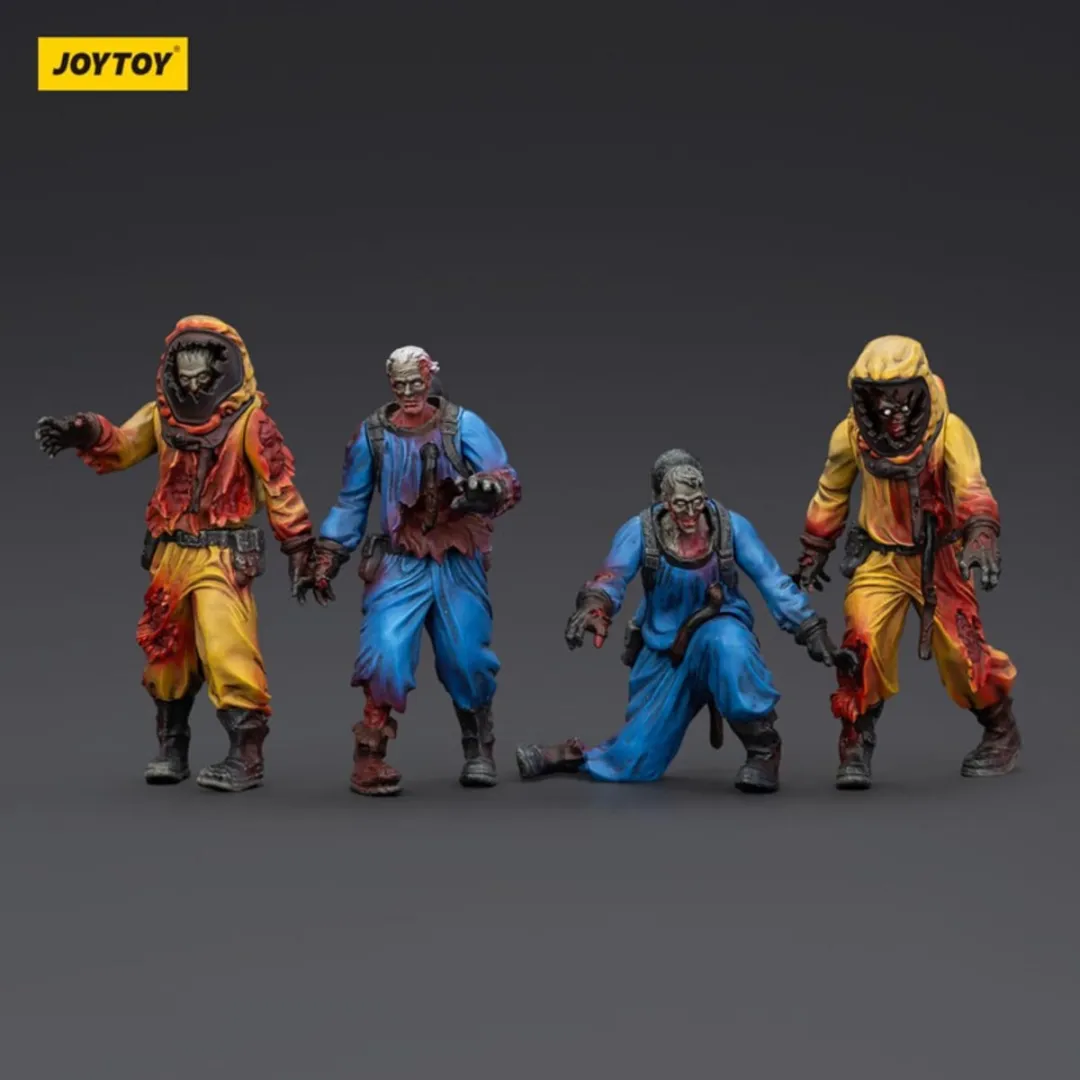 Joy Toy Zombie Dark Source Action Figuur 4-Pack JT01550 - Multi