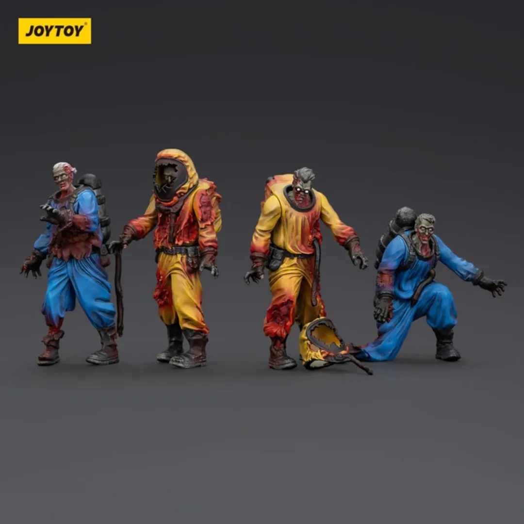 Joy Toy Zombie Dark Source Action Figuur 4-Pack JT01550 - Multi