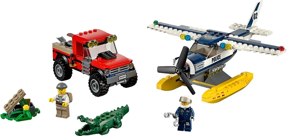 LEGO City Watervliegtuig Achtervolging 60070 - 251 Stukken