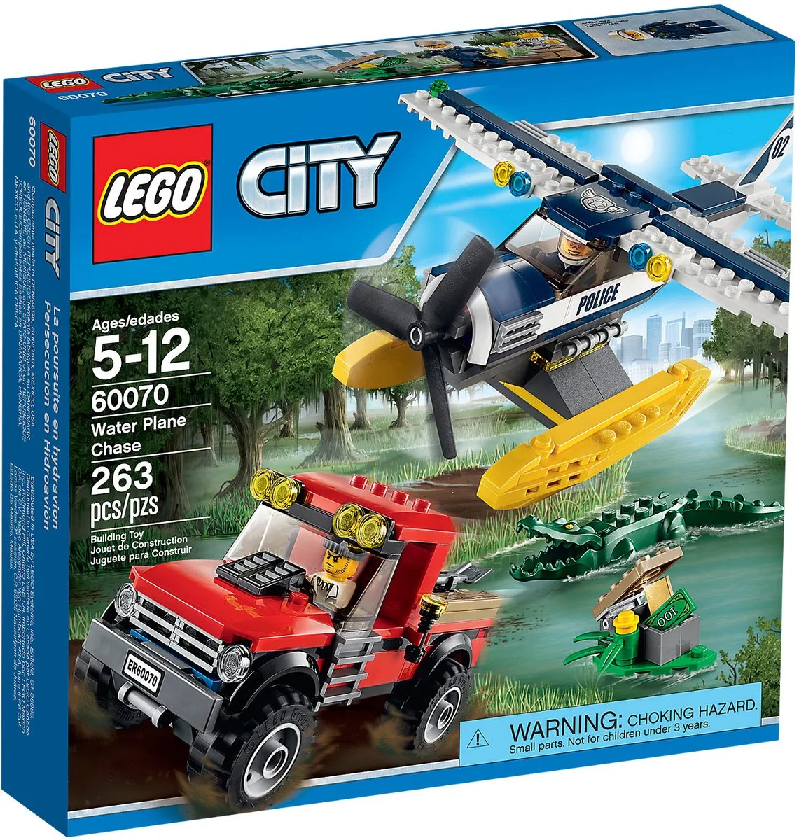 LEGO City Watervliegtuig Achtervolging 60070 - 251 Stukken - afbeelding 6 van 6