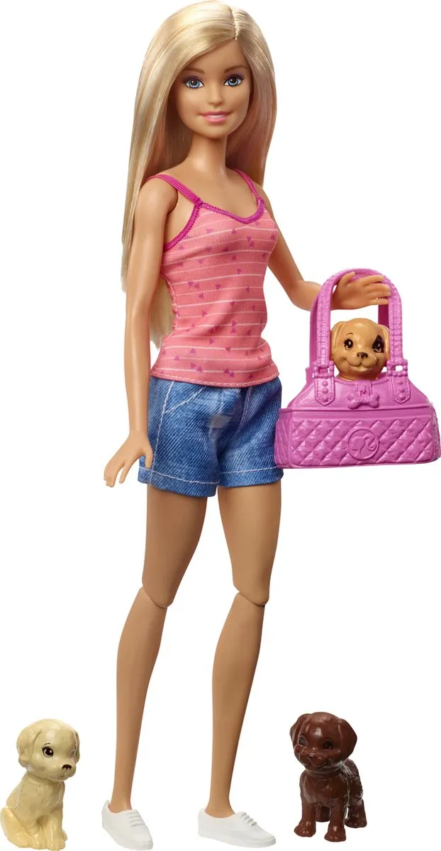 Barbie Puppy Badtijd GDJ37 Modepop
