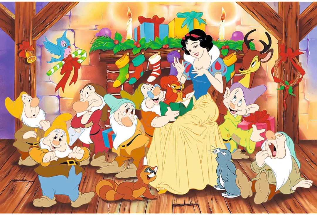 Trefl Disney Kerst Puzzel 160 Stuks - Fairytale Christmas