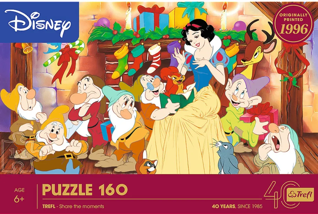 Trefl Disney Kerst Puzzel 160 Stuks - Fairytale Christmas