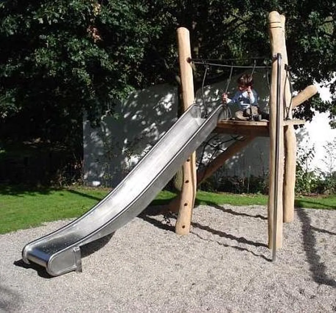 Intergard Glijbaan RVS 150cm - Groen