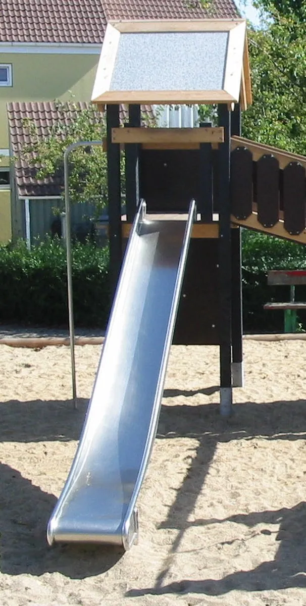 Intergard Glijbaan RVS 150cm - Groen
