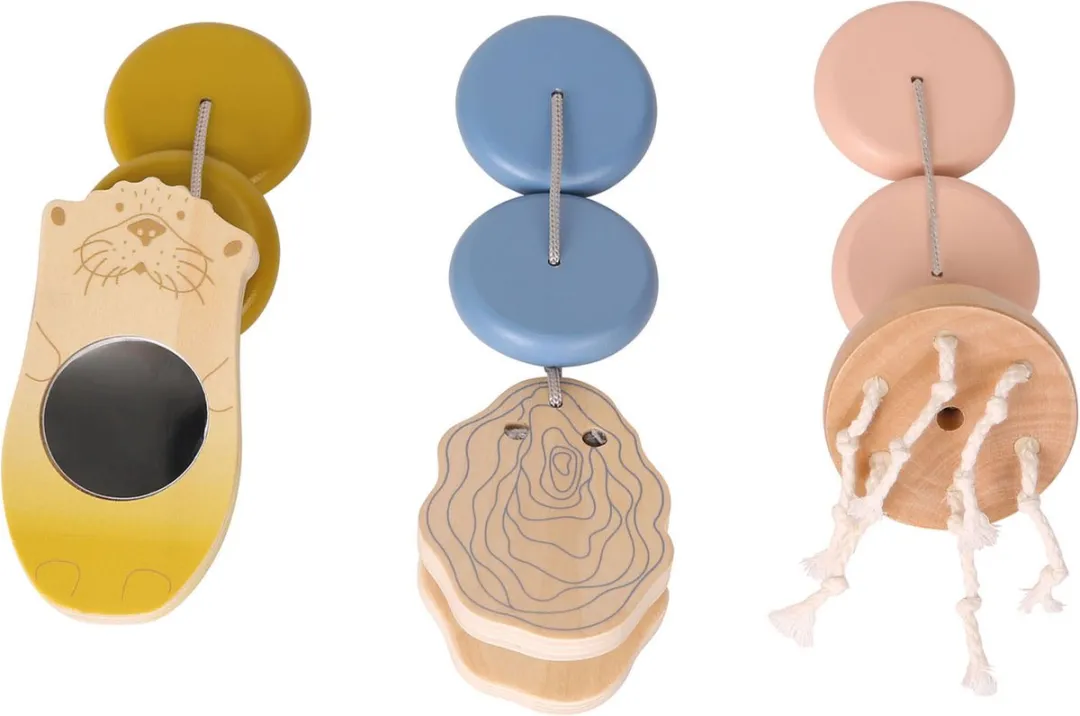 Small Foot Houten Babygym Zeekust - 3 Speelelementen - Multicolor