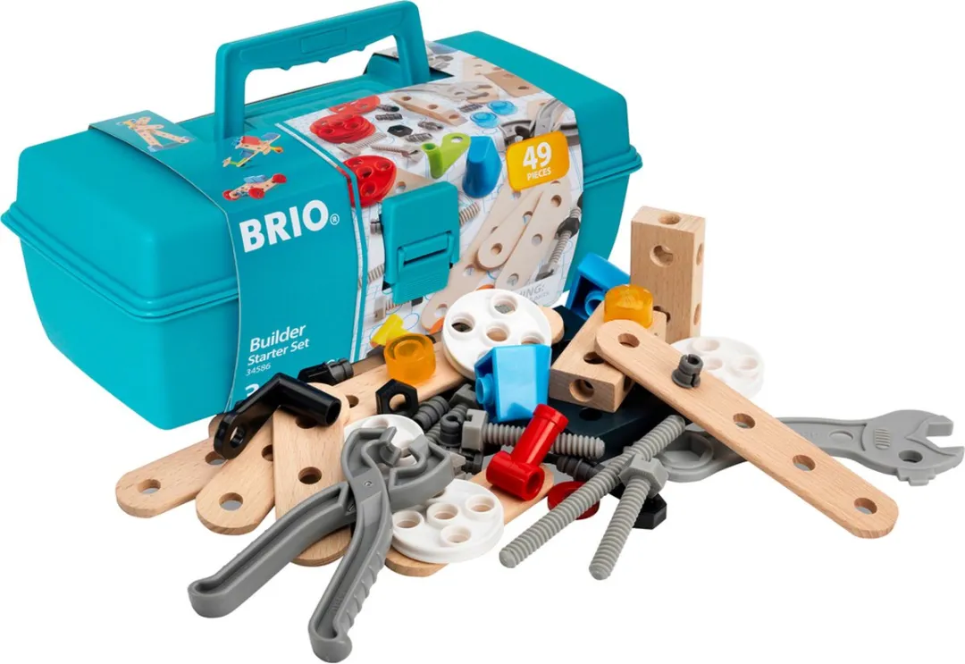 BRIO Builder Starter Set 34586 - 48 Stukken - Blauw