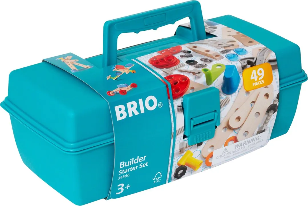 BRIO Builder Starter Set 34586 - 48 Stukken - Blauw