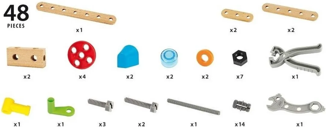 BRIO Builder Starter Set 34586 - 48 Stukken - Blauw