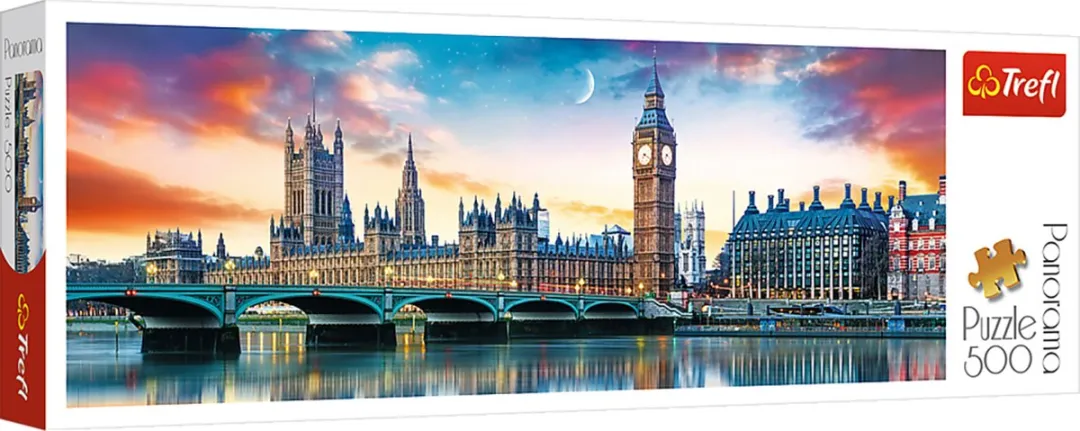 Trefl Big Ben & Paleis van Westminster 500P - Multicolor