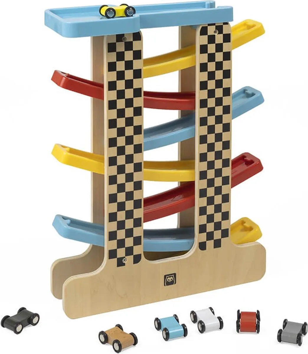 Eurekakids Race Ramp Hout Racebaan