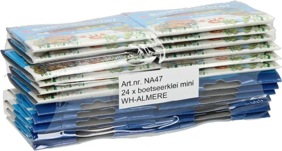 Johntoy Wins Holland Boetseerklei Set - 24 Stuks Multicolor