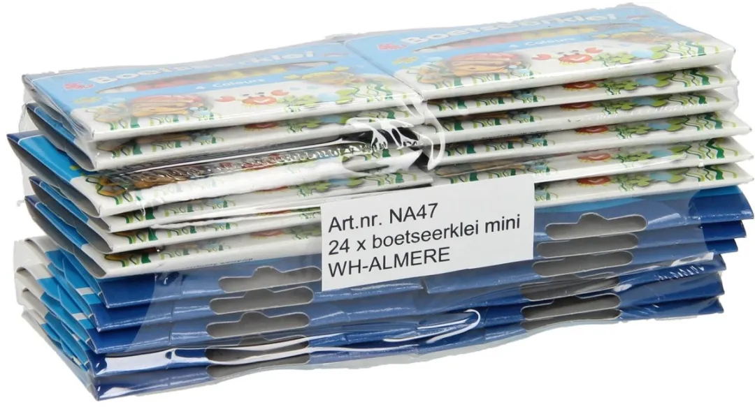Johntoy Wins Holland Boetseerklei Set - 24 Stuks Multicolor