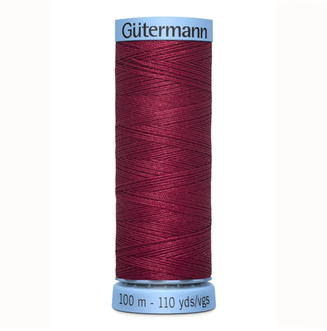 Gutermann Zijde Garen 100m - Zwart/Grijs/Wit