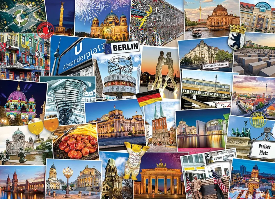 Eurographics Globetrotter Berlin Puzzel 1000 Stuks