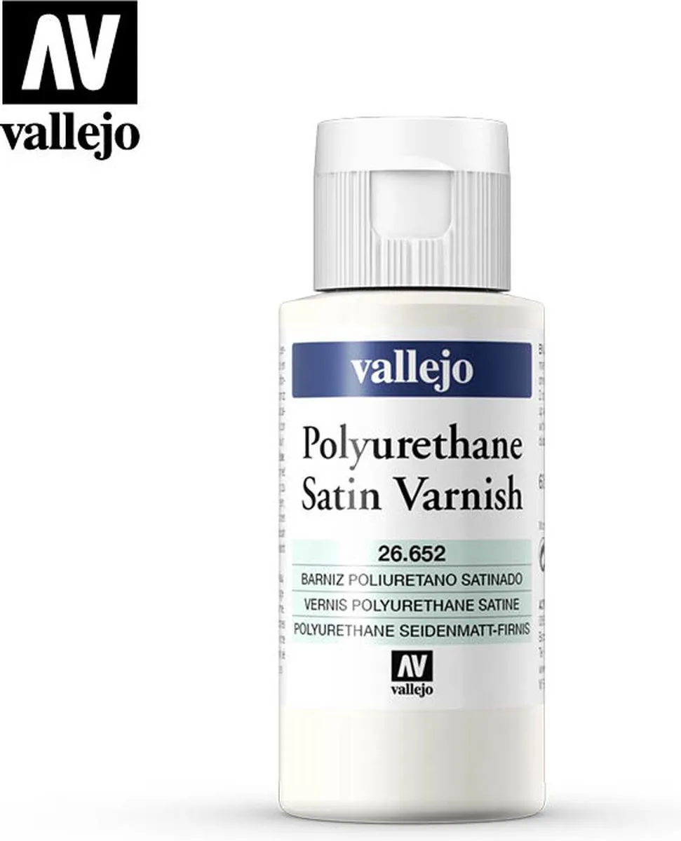 Vallejo Hobbyverf Satin Polyurethane Vernis 60ml