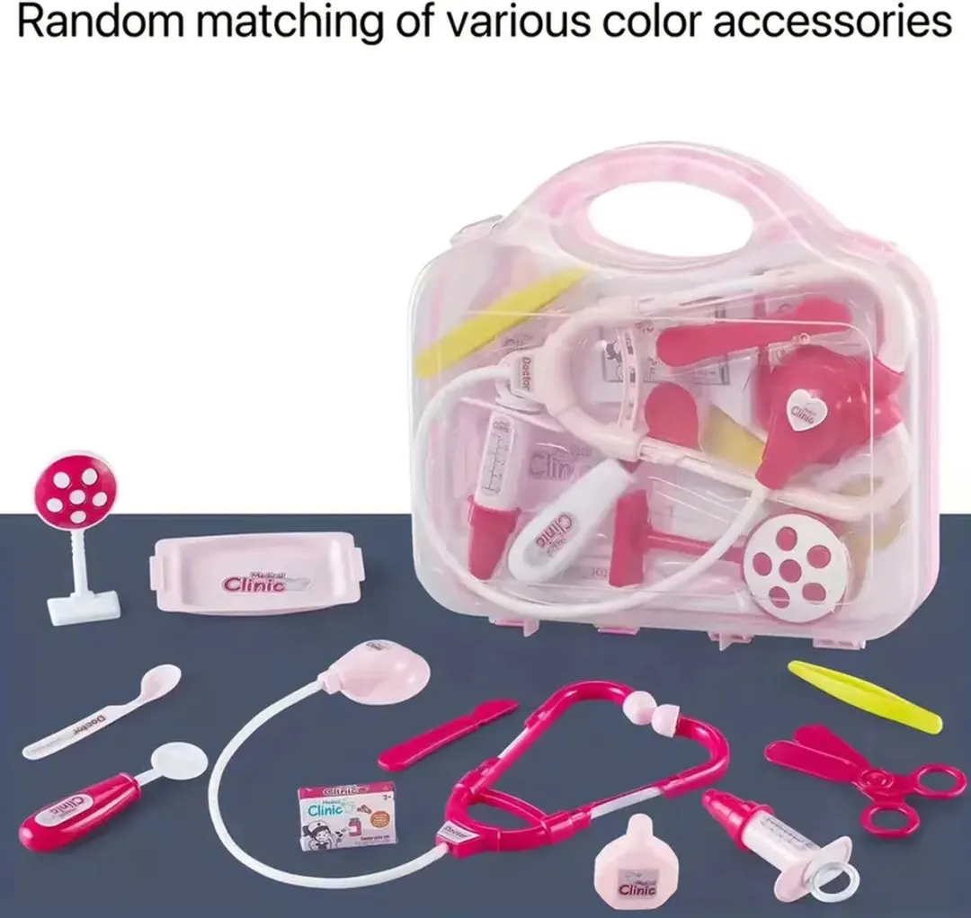Kids Concept Doktersset Roze - 12-delig