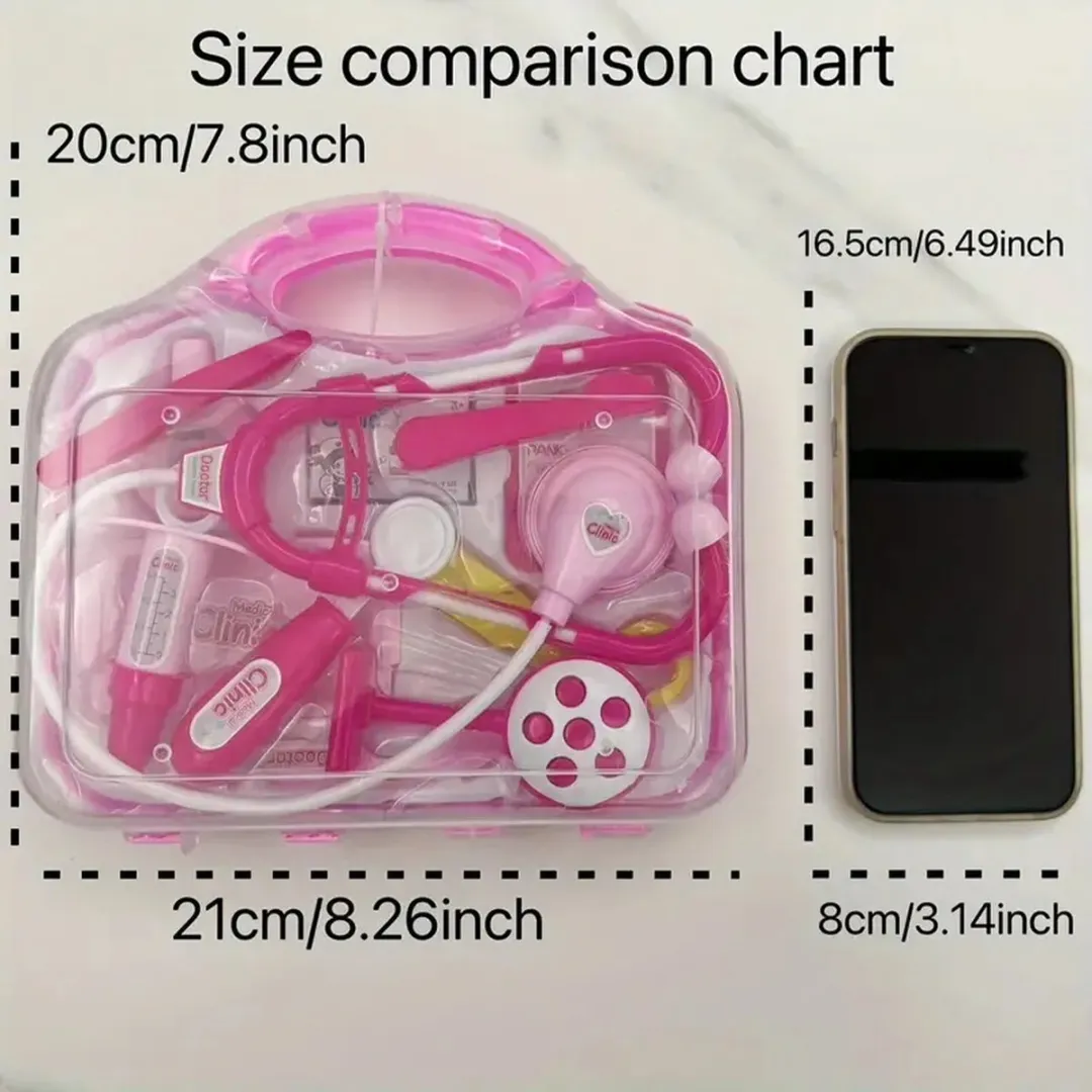 Kids Concept Doktersset Roze - 12-delig
