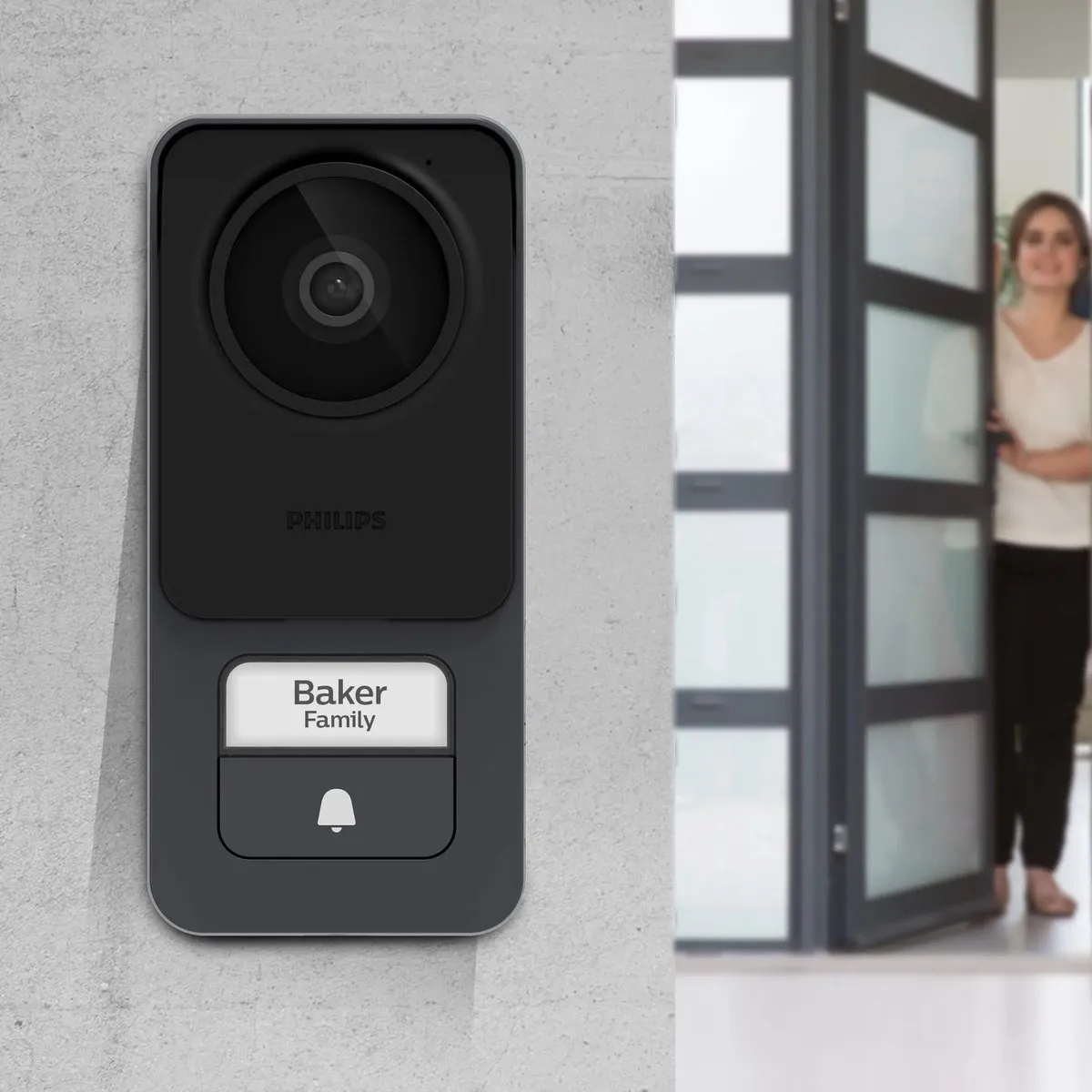 Philips WelcomeEye Lite 2 intercom met camera - bedraad - max 120 meter