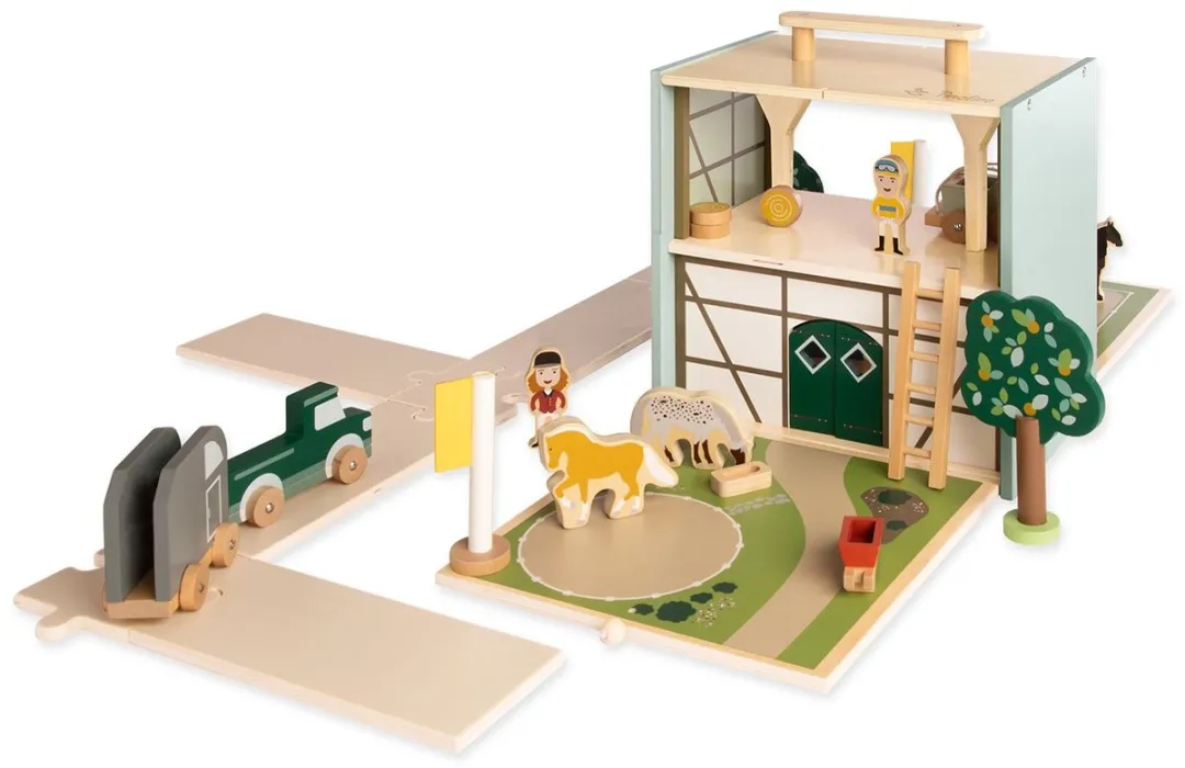 Pinolino Reiterhof Lisse Houten Speelgoed Manege