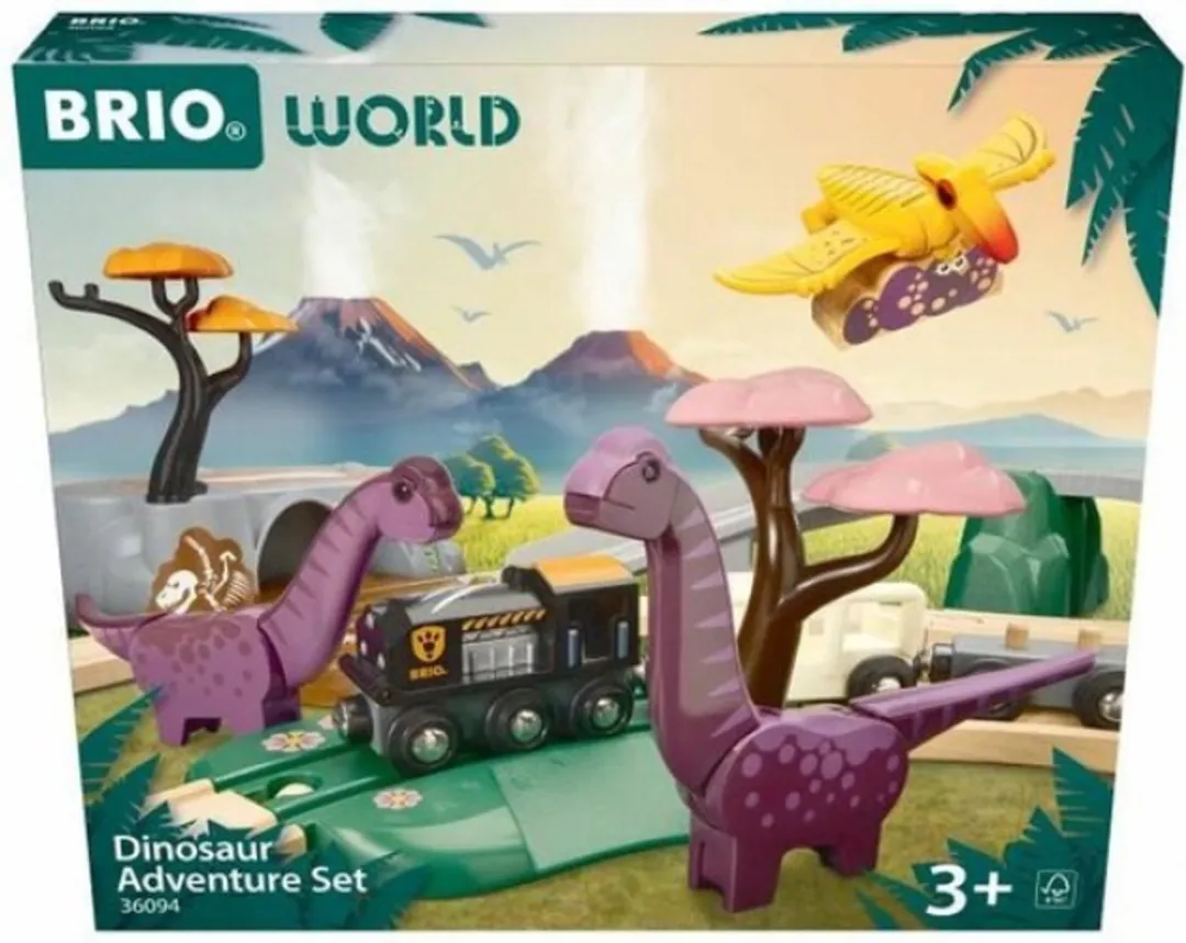 Brio World Dinosaur Adventure Set 36094 - 12-delig
