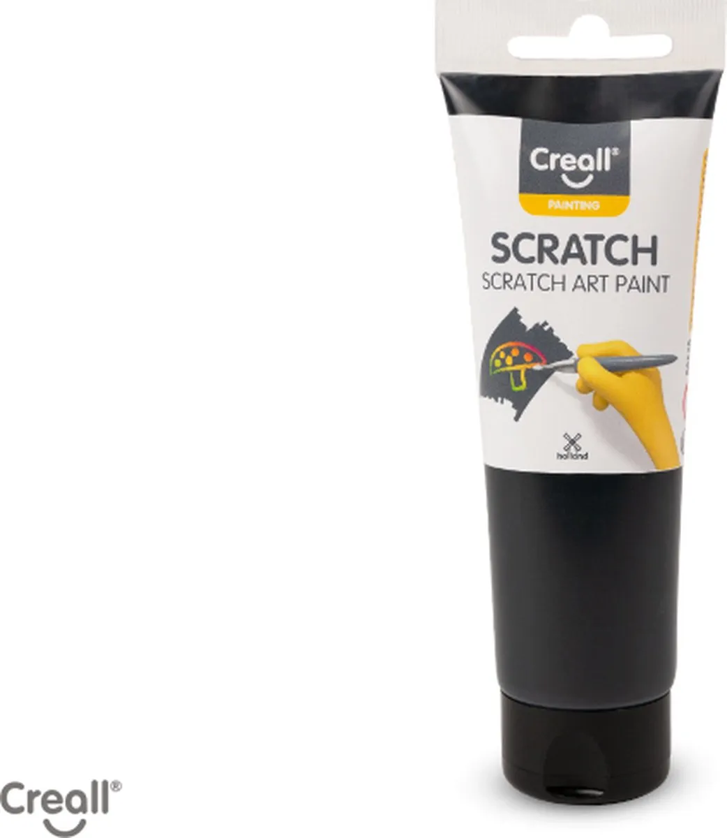 Creall Opaque Plakkaatverf Zwart 120ml