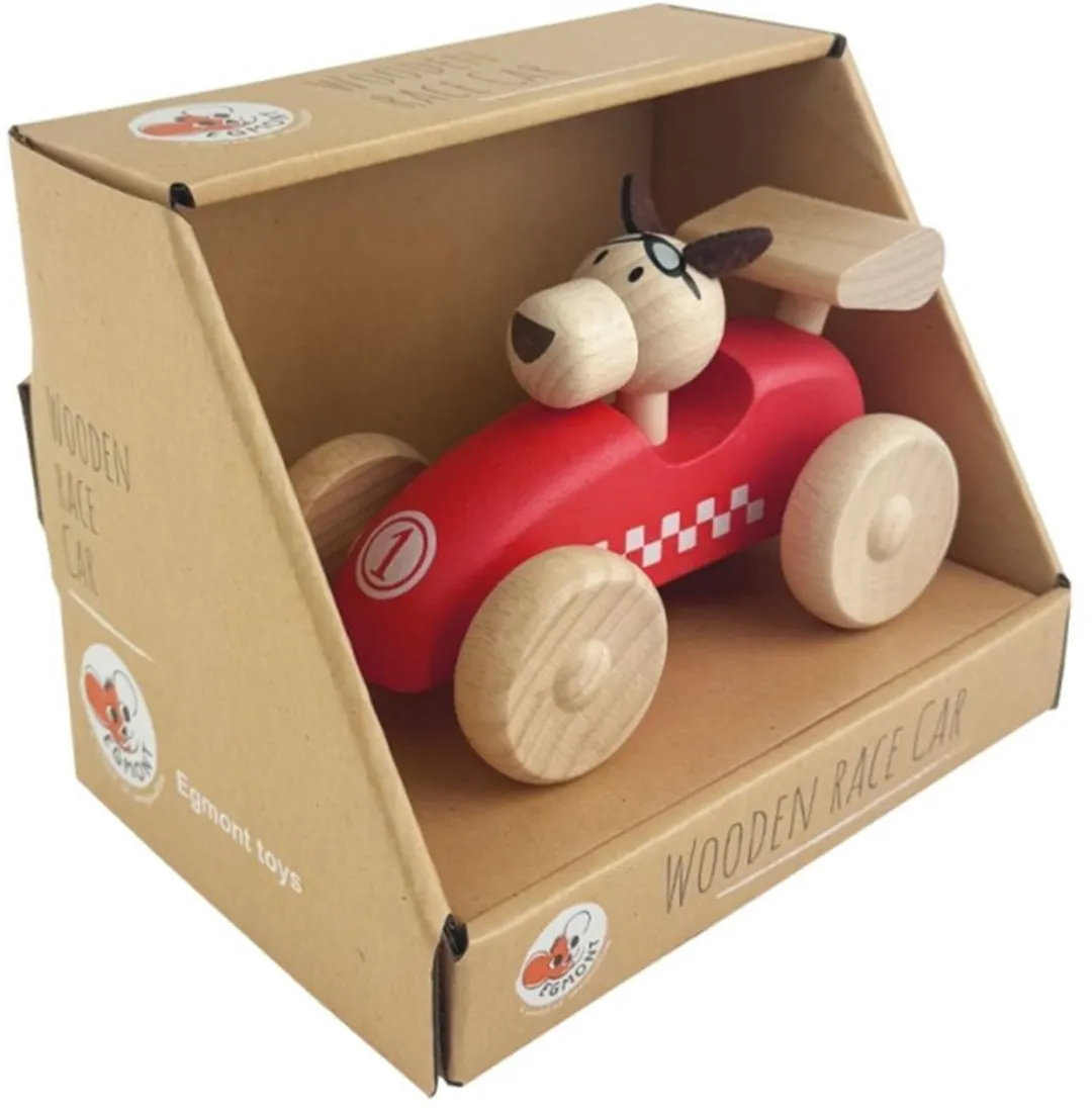 Egmont Toys Houten Raceauto ET511147 - Multicolor