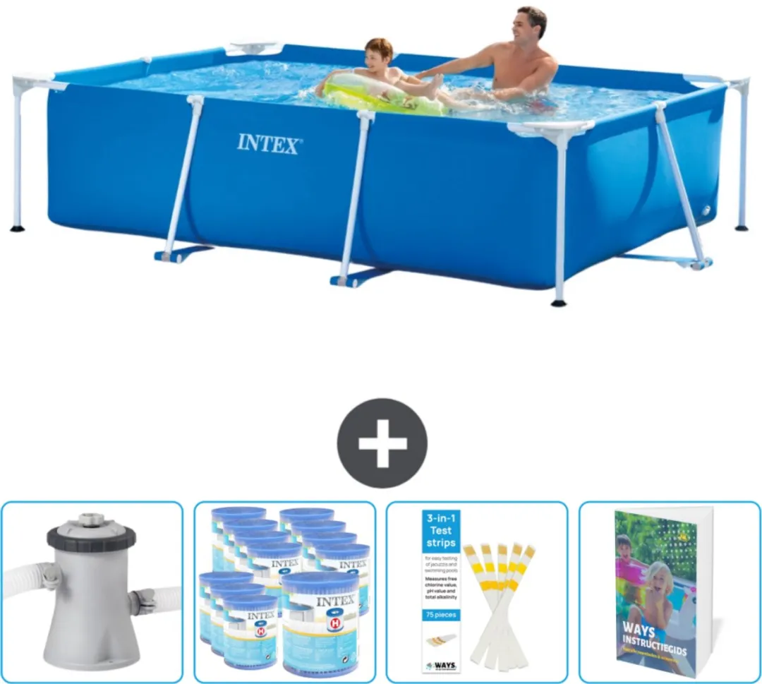 Intex Rechthoekig Frame Zwembad 260x160cm