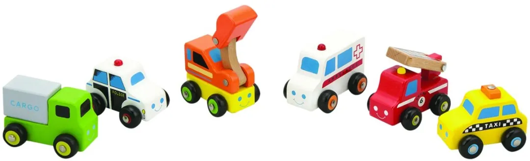 Vigatoys Mini Voertuigen Set 6 Stuks