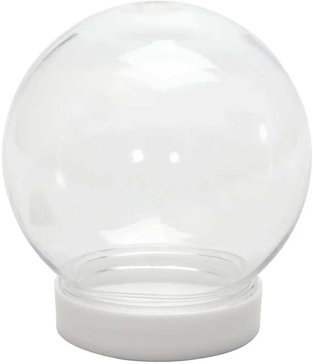 Creativ Company Plastic Bollen 8cm - 18 Stuks - Transparant