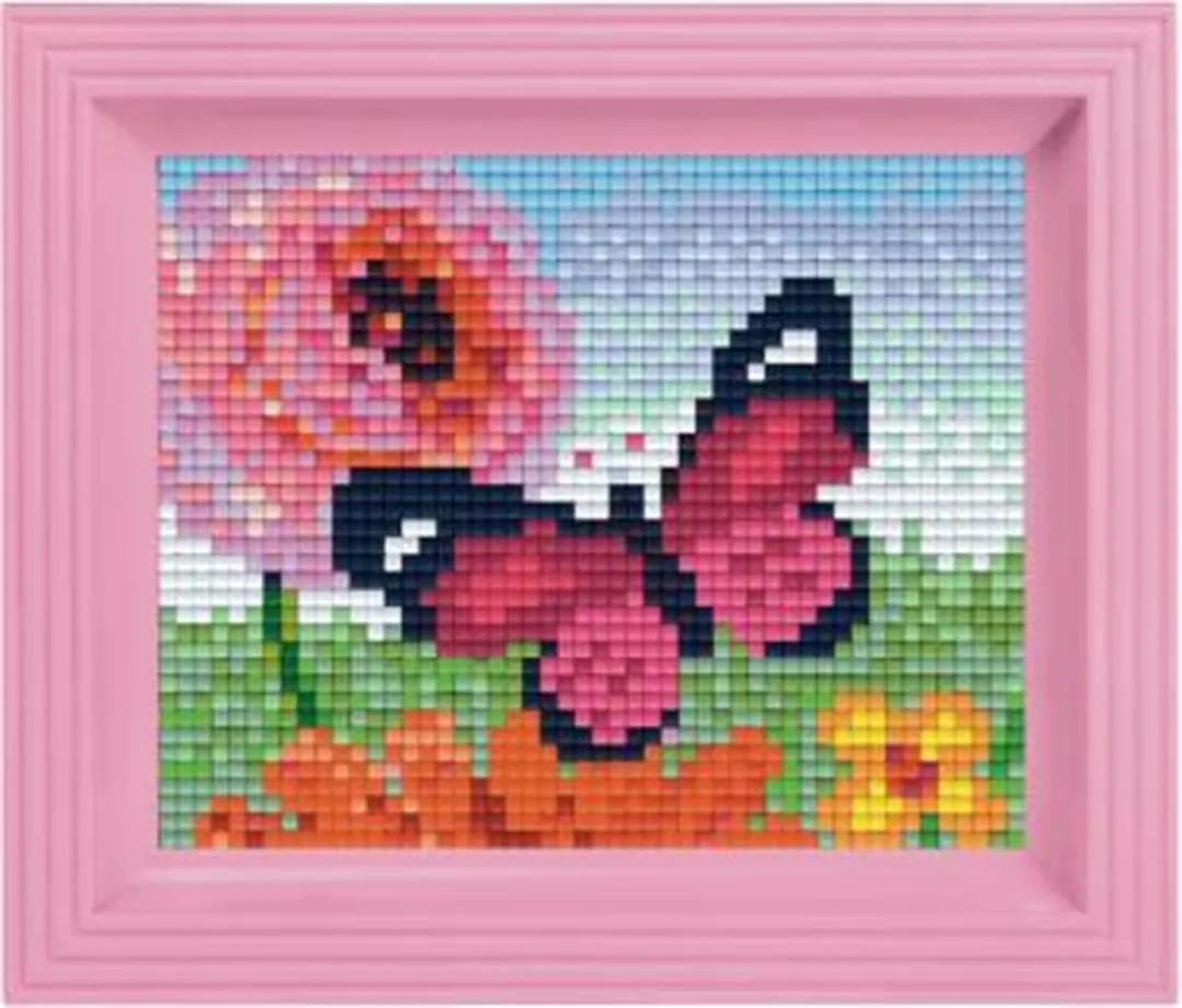 Pixelhobby Geschenkverpakking Roze Vlinder 31339