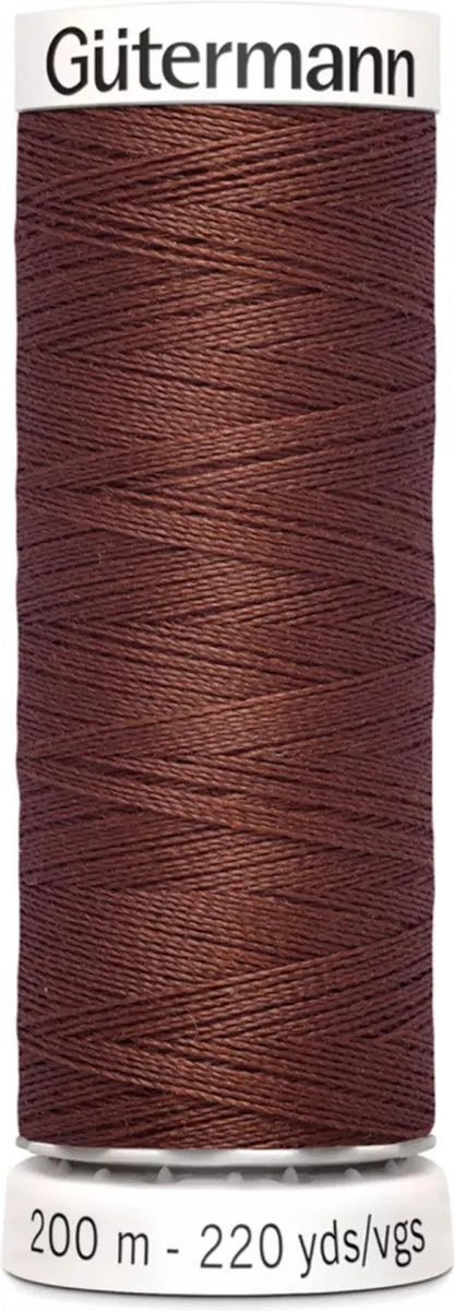 Gutermann Polyester Naaigaren 200m - Bruin