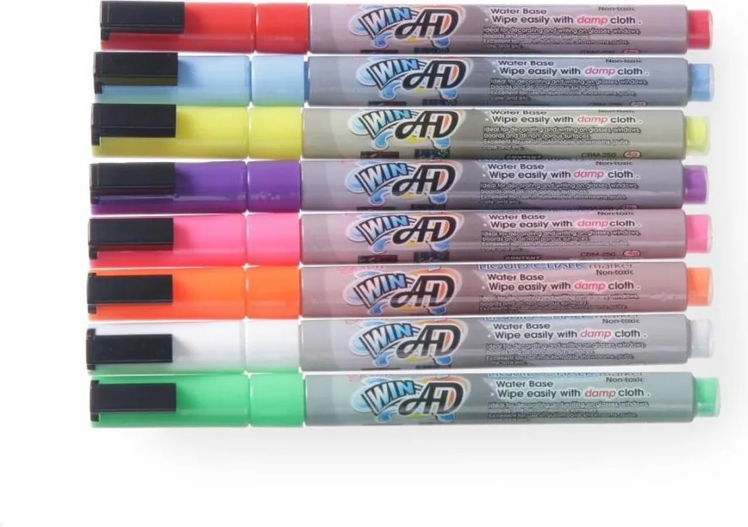 Hendi Krijtstiften Ronde Punt 3mm - 8 Kleuren - afbeelding 6 van 6