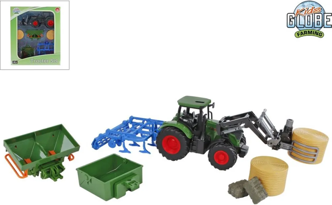 Kids Globe Tractor 540479 - Meerkleurig