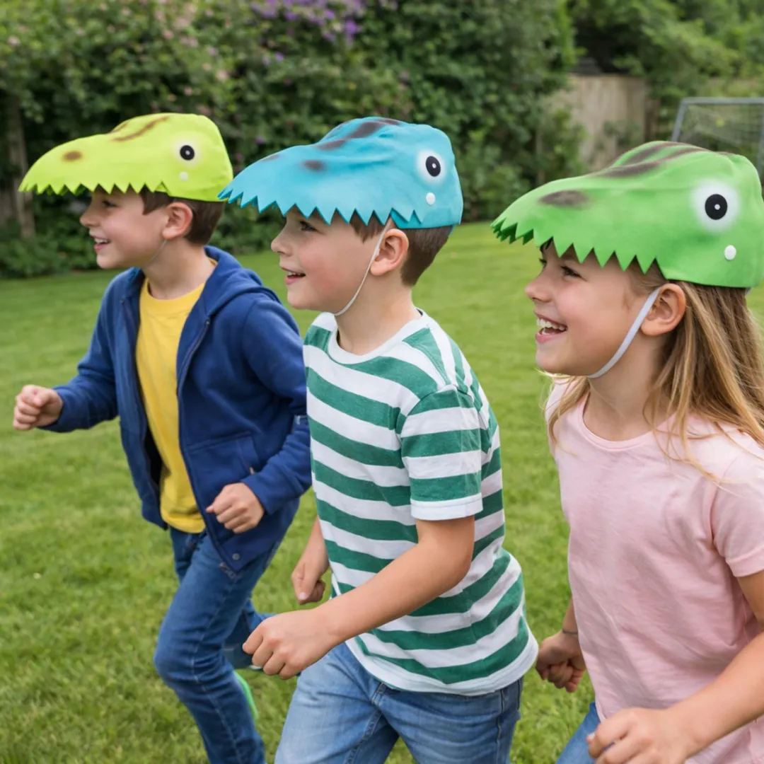 Eddy Toys Dinosaurus Hoed - Verkleedset - 1 Stuk - Assorti