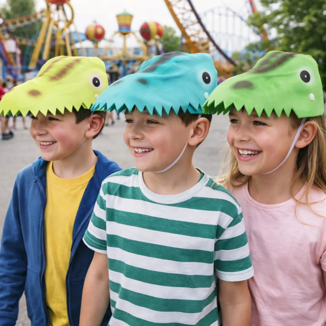 Eddy Toys Dinosaurus Hoed - Verkleedset - 1 Stuk - Assorti