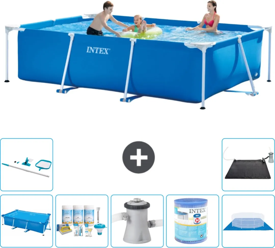 Intex Frame Zwembad 300x200x75cm Blauw