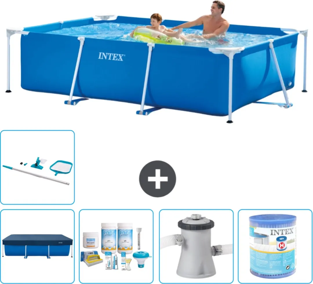 Intex Rechthoekig Frame Zwembad 260x160cm