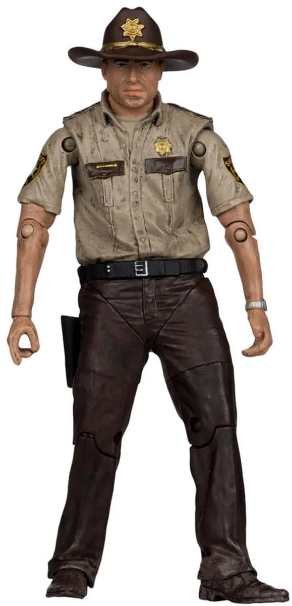 McFarlane Toys The Walking Dead Rick Grimes Action Figure MCF14353 - 15cm - Multi - afbeelding 6 van 6
