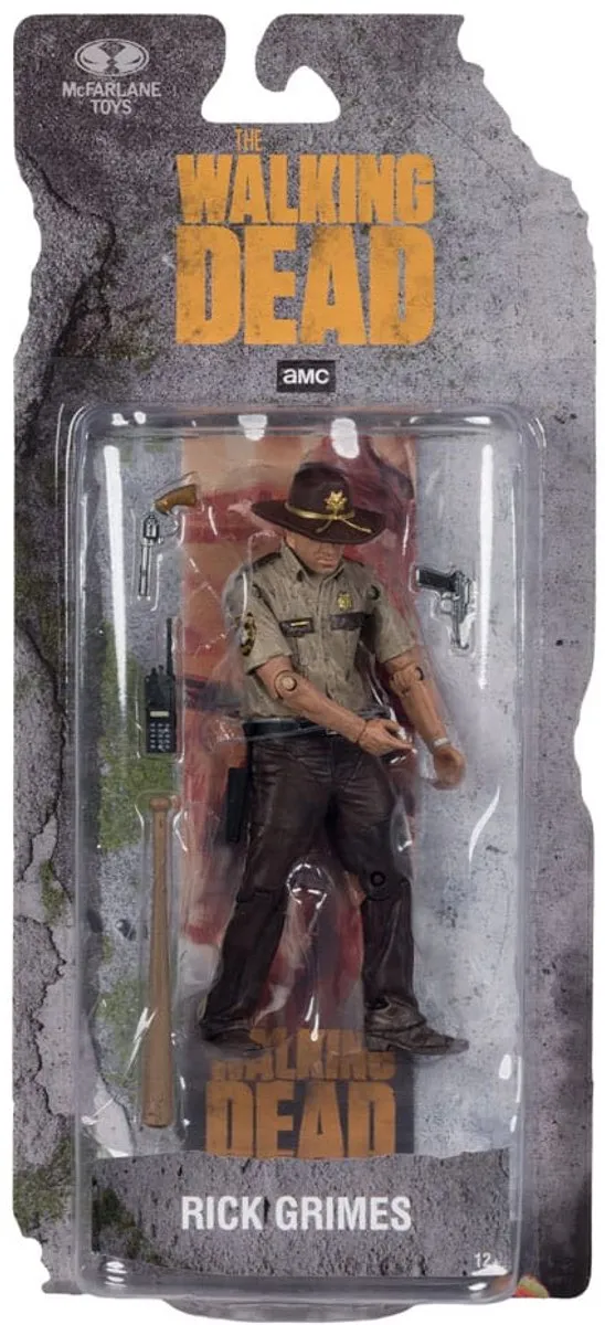 McFarlane Toys The Walking Dead Rick Grimes Action Figure MCF14353 - 15cm - Multi