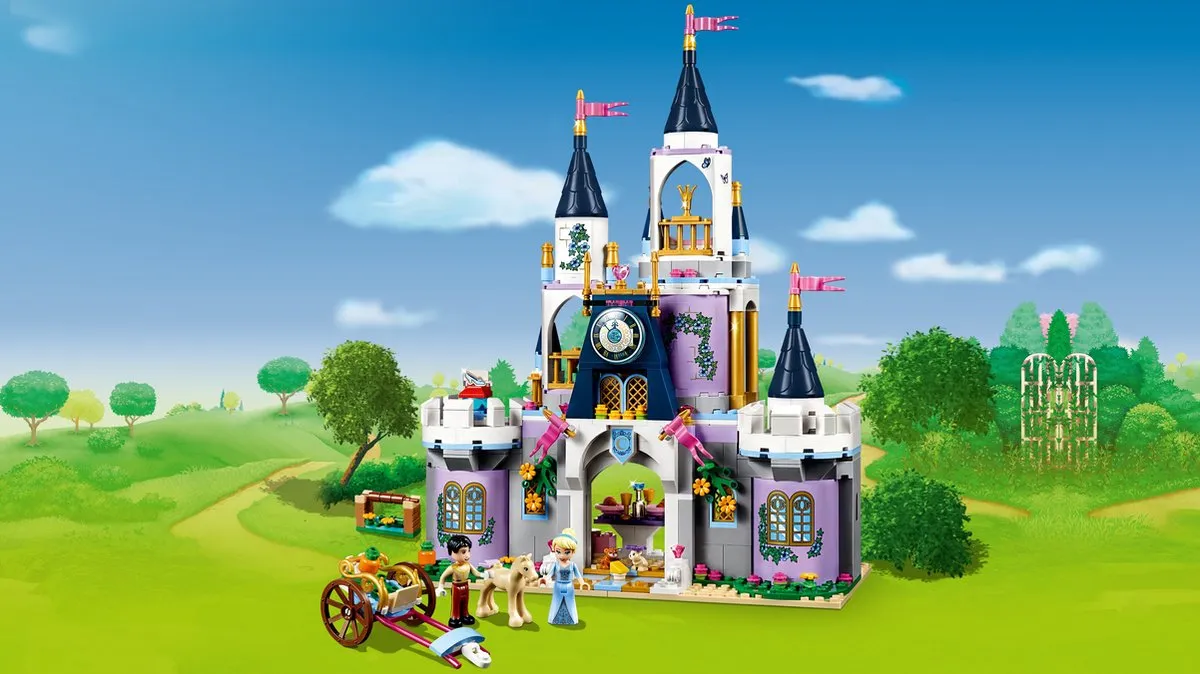 LEGO Disney Princess Assepoester Droomkasteel 41154 - 585 Stukken