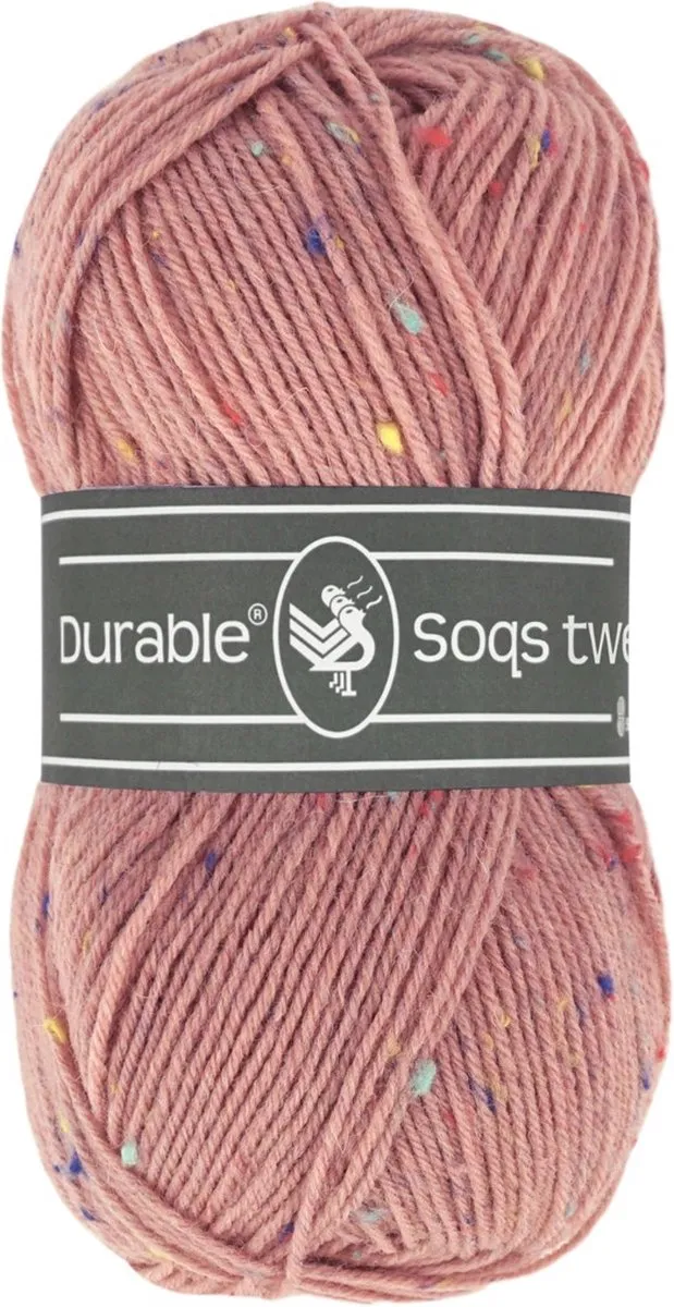 Durable Soqs Tweed Vintage Pink